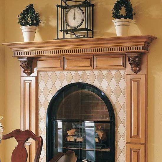 FIREPLACE MANTLE 3